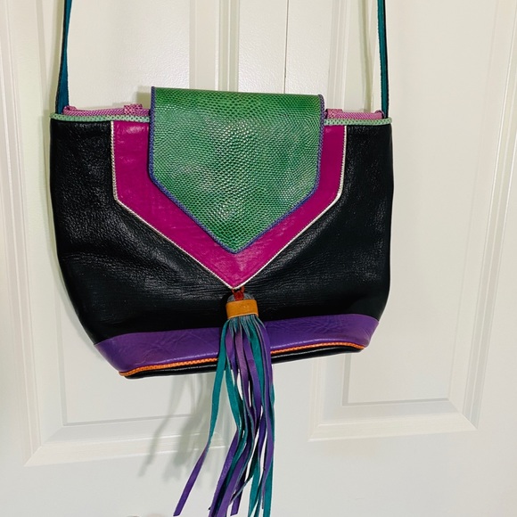 Ruby Firecat Handbags - 80’s Vintage! Ruby Firecat Leather Bag